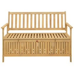 Banc de rangement avec stockage 120 x 63 x 84 cm Acacia massif 549752549752