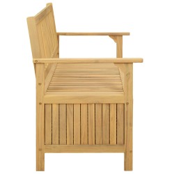 Banc de rangement avec stockage 120 x 63 x 84 cm Acacia massif 549752549752