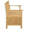 Banc de rangement avec stockage 120 x 63 x 84 cm Acacia massif 549752549752