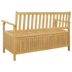 Banc de rangement avec stockage 120 x 63 x 84 cm Acacia massif 549752549752
