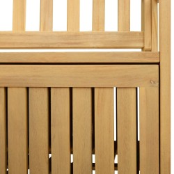 Banc de rangement avec stockage 120 x 63 x 84 cm Acacia massif 549752549752