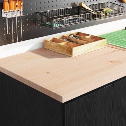 Armoire de rangement de garage noir 60x51x85 cm bois de pin 549759549759