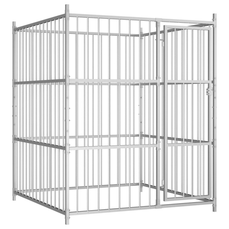 Chenil d'extérieur pour chiens 150 x 150 x 185 cm 549767549767