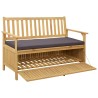 Banc de rangement avec coussin avec stockage 120 x 63 x 84 cm 549768549768