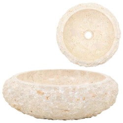 Évier 40 x 12 cm Marbre Crème 549769549769