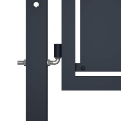 Portail de jardin en acier 350 x 100 cm anthracite 549789549789