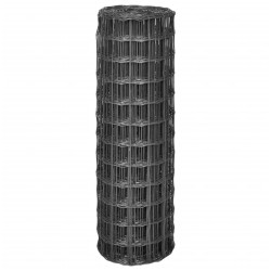 Clôture euro Acier 10 x 1,2 m Gris 549790549790