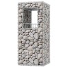 Jardinière/Poteau de panier gabion 2 pcs Acier 50x50x120 cm 549799549799