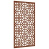 Décoration murale jardin 105x55cm acier corten design mauresque 549810549810