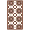 Décoration murale jardin 105x55cm acier corten design mauresque 549810549810