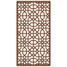 Décoration murale jardin 105x55cm acier corten design mauresque 549810549810