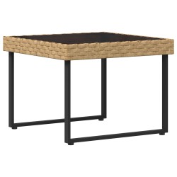 Ensemble de canapé de jardin avec coussin 2 pcs Naturel 549811549811