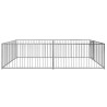 Chenil d'extérieur pour chiens 200 x 400 x 100 cm 549815549815