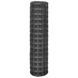 Clôture Euro Acier 10 x 1,5 m Gris 549822549822