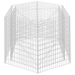 Lit surélevé à gabion hexagonale 160x140x100 cm 549825549825