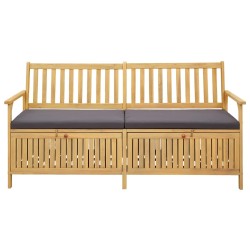 Banc de rangement avec coussin avec stockage 170 x 63 x 84 cm 549844549844