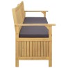 Banc de rangement avec coussin avec stockage 170 x 63 x 84 cm 549844549844