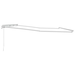 Cadre d'auvent Blanc 600 × 300 cm Aluminium 549848549848