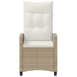 Chaise de jardin 2 pcs Beige et crème 56 x 60 x 112 cm 549863549863