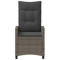 Chaise de jardin 2 pcs Gris et Gris foncé 56 x 60 x 112 cm 549880549880