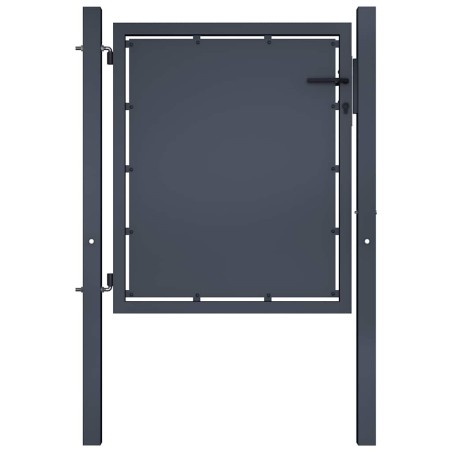 Portail de jardin en acier 100 x 75 cm anthracite 549883549883