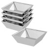 Cache-pot de jardin 5 pcs Argent 50 x 50 x 15 cm 549886549886