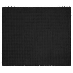 Couverture antidérapante en fausse de lapin Olite 4 pcs Noir 549897549897