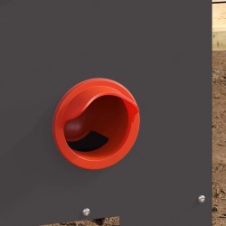 Mangeoire pour poules 2 pcs Noir 40,5 x 25 x 38 cm 549899549899