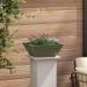 Cache-pot de jardin Vert olive 40 x 40 x 15 cm 549901549901