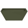 Cache-pot de jardin Vert olive 40 x 40 x 15 cm 549901549901
