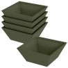Cache-pot de jardin 5 pcs Vert olive 40 x 40 x 15 cm 549902549902