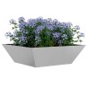 Cache-pot de jardin Argent 50 x 50 x 15 cm Acier inoxydable 549910549910