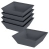 Cache-pot de jardin 5 pcs Anthracite 50 x 50 x 15 cm 549913549913