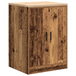 Armoire de rangement de garage vieux bois 60x51x85 cm bois pin 549925549925
