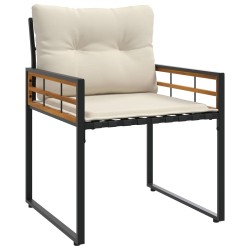 Ensemble de meubles d'extérieur avec coussin 4 pcs Crème 549930549930