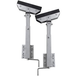 Set de 2 supports à barre inclinable 63 - 88 cm pour remorque à bateau 549934549934