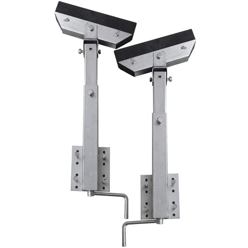 Set de 2 supports à barre inclinable 63 - 88 cm pour remorque à bateau 549934549934