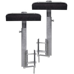Set de 2 supports à barre inclinable 63 - 88 cm pour remorque à bateau 549934549934