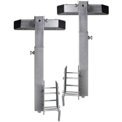 Set de 2 supports à barre inclinable 63 - 88 cm pour remorque à bateau 549934549934