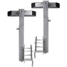 Set de 2 supports à barre inclinable 63 - 88 cm pour remorque à bateau 549934549934