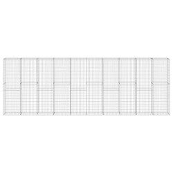Mur à gabion avec couvercles Acier galvanisé 600x30x200 cm 549936549936