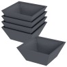 Cache-pot de jardin 5 pcs Anthracite 40 x 40 x 15 cm 549941549941