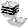Cache-pot de jardin 5 pcs Argent 50 x 50 x 15 cm 549946549946