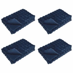 Couverture antidérapante en fausse de lapin Olite 4 pcs 549965549965