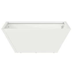 Cache-pot de jardin 5 pcs Blanc 40 x 40 x 15 cm 549971549971