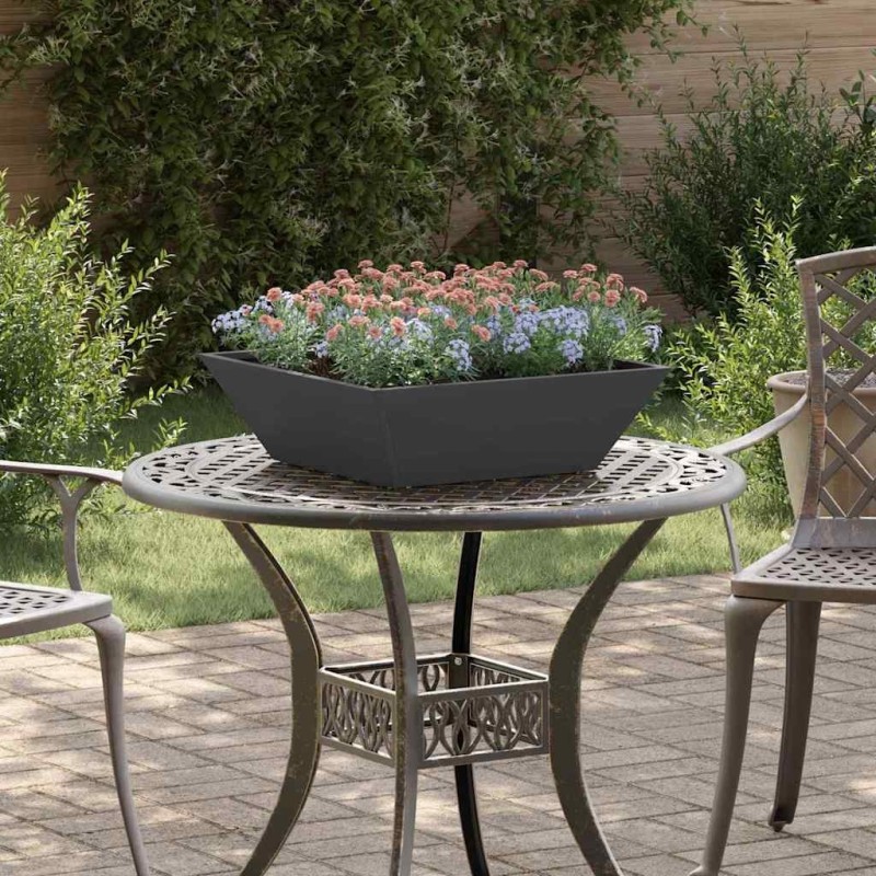 Cache-pot de jardin 5 pcs Noir 50 x 50 x 15 cm 549973549973