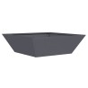 Cache-pot de jardin Anthracite 50 x 50 x 15 cm 549980549980