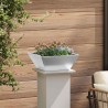 Cache-pot de jardin Argent 40 x 40 x 15 cm Acier galvanisé 549982549982