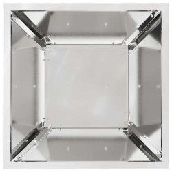 Jardinière à pilier Argent 35 x 35 x 73 cm 549991549991