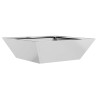 Cache-pot de jardin Argent 50 x 50 x 15 cm Acier galvanisé 549998549998